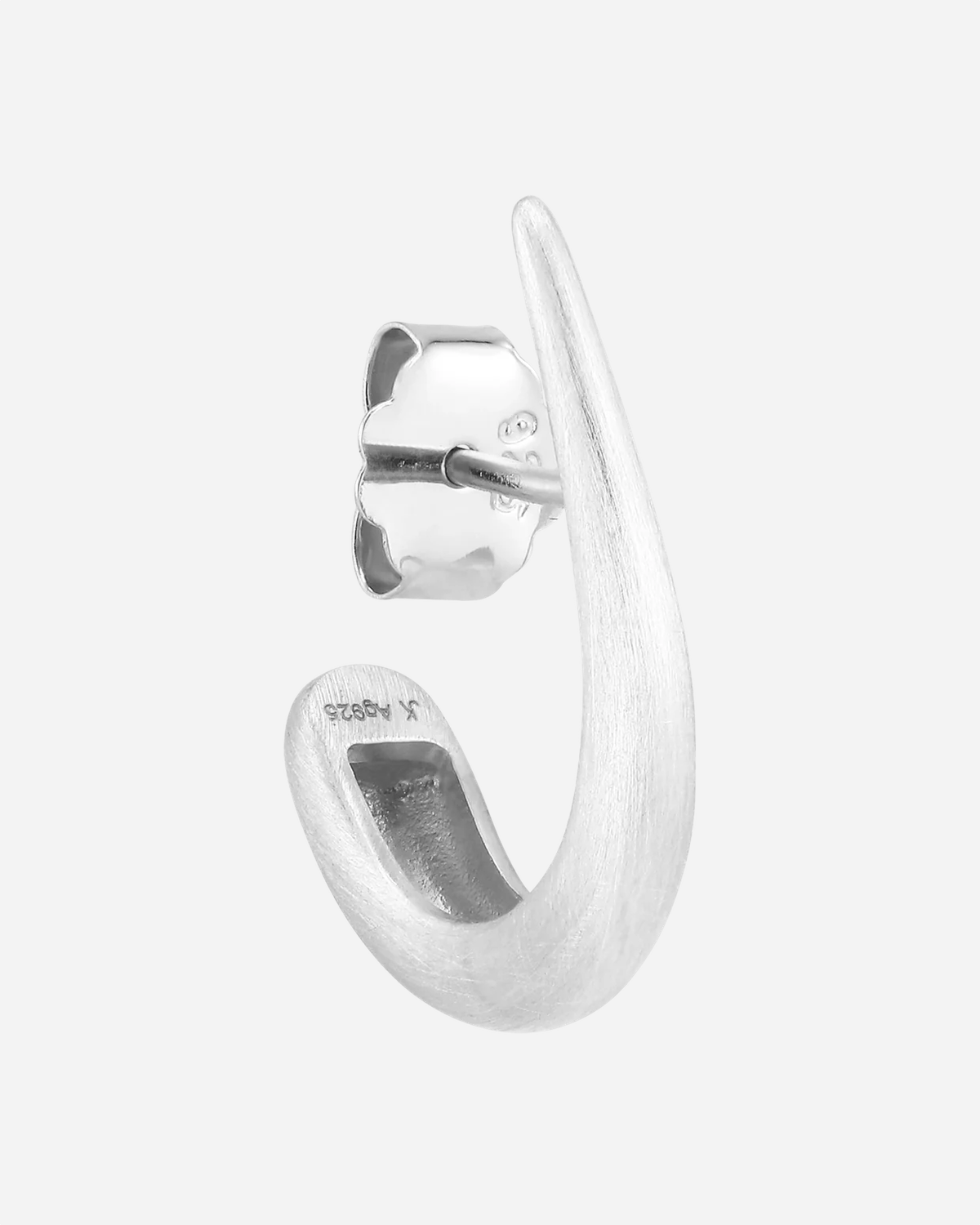 Big Orbis Drop Stud - Sølv