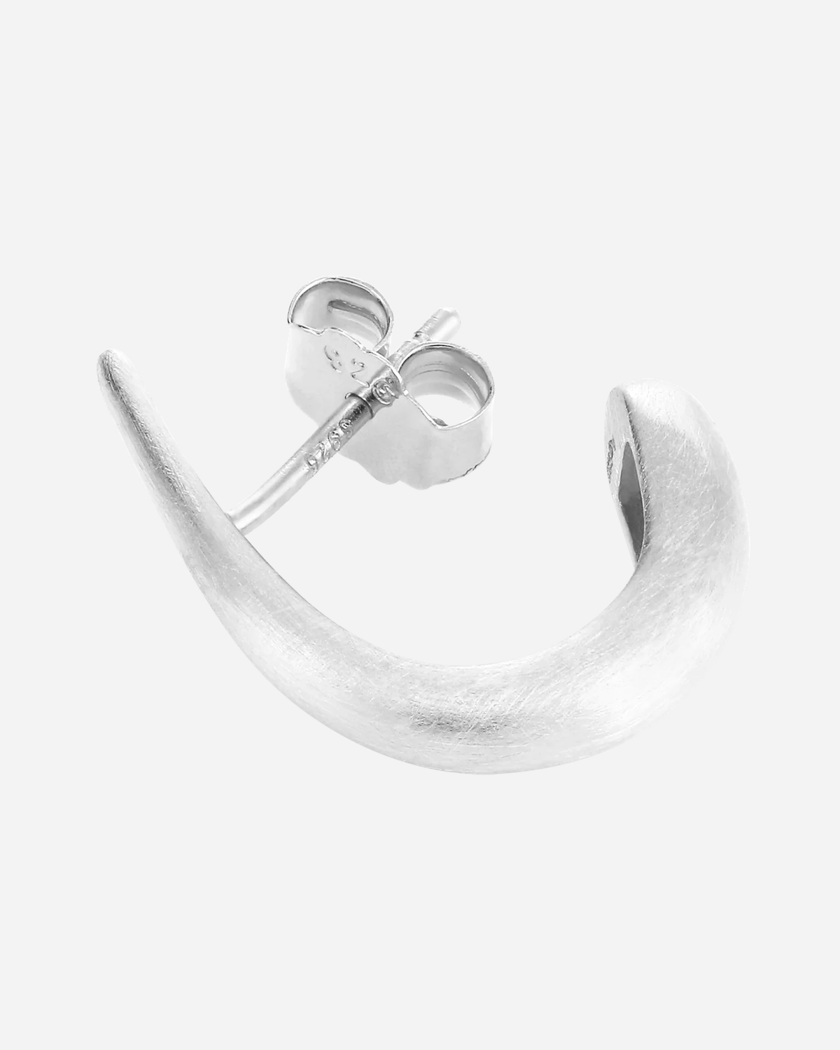 Big Orbis Drop Stud - Sølv