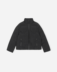 Soft Puffer Short Jacket - Black