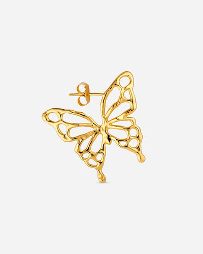 Butterfly ørering - Gold