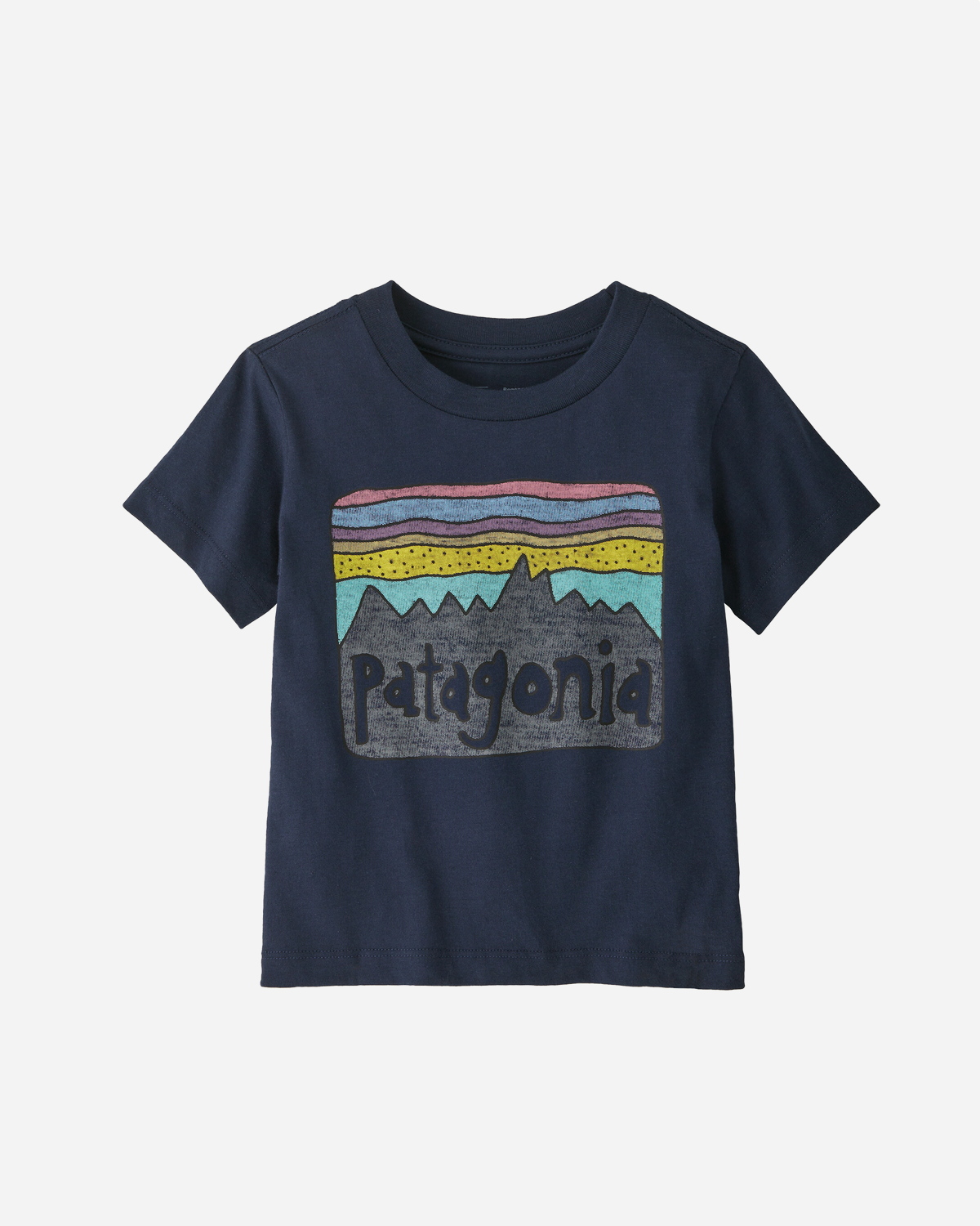 Baby Fitz Roy Skies T-Shirt - New Navy