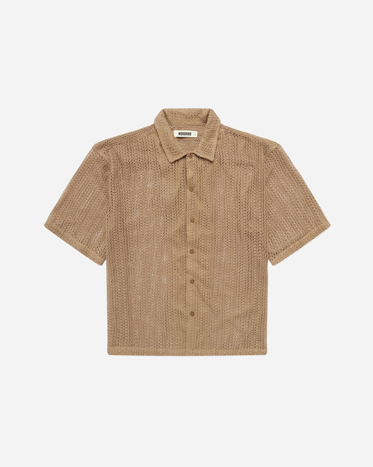 Wang Lace Shirt - Taupe Brown