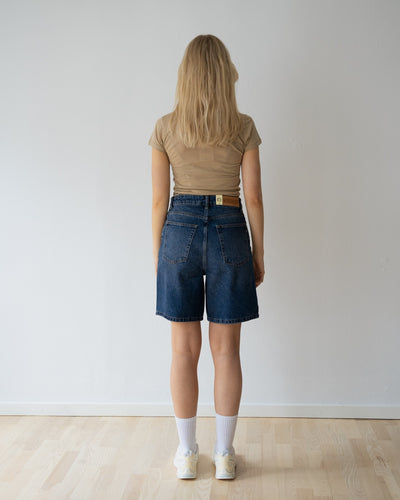 Maggie 90s Rinse Shorts - 90s Blue