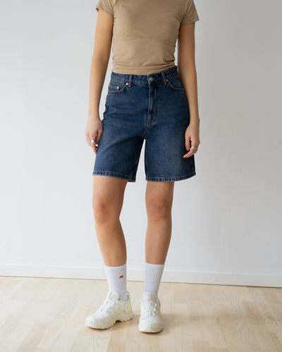 Maggie 90s Rinse Shorts - 90s Blue