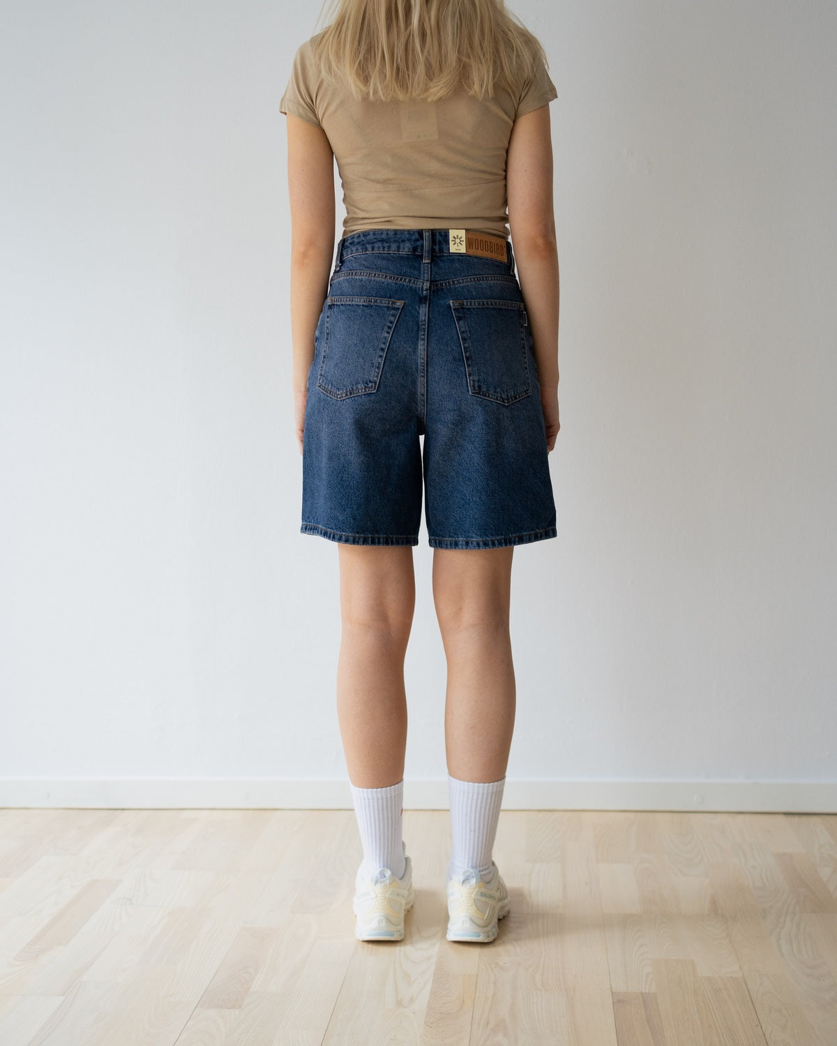 Maggie 90s Rinse Shorts - 90s Blue