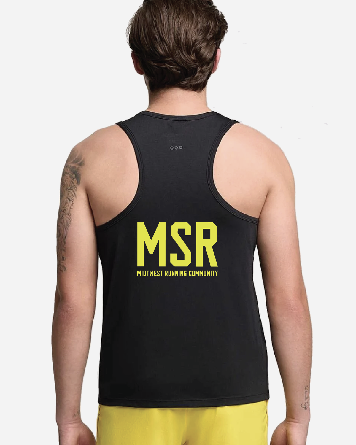 Stopwatch Singlet Men - Black