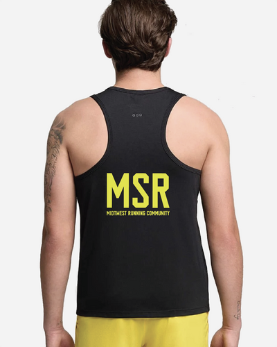 Stopwatch Singlet Men - Black