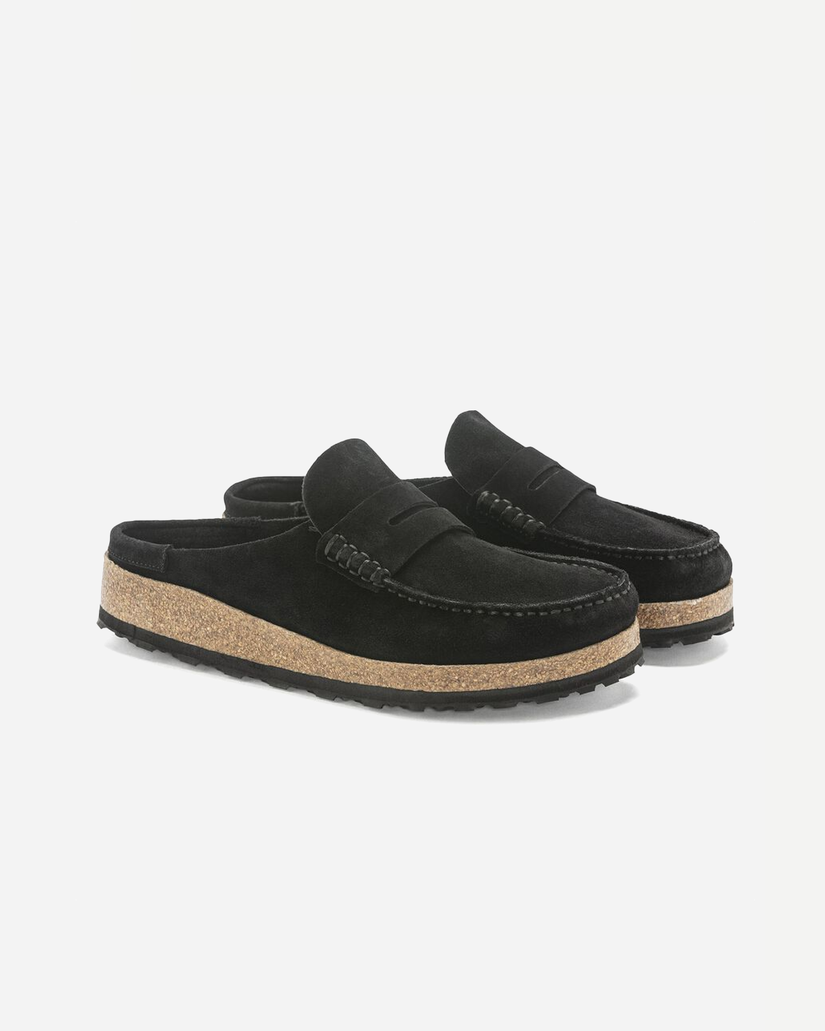 Naples Suede Leather Regular - black