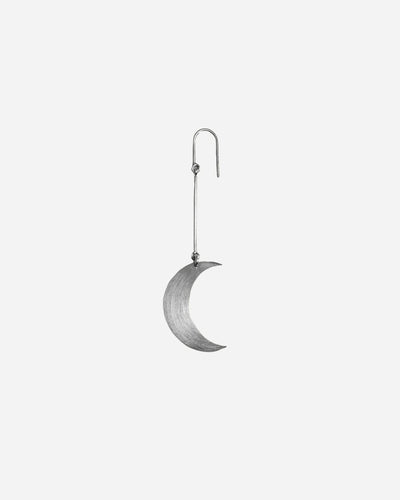 Half Moon Earring - Silver