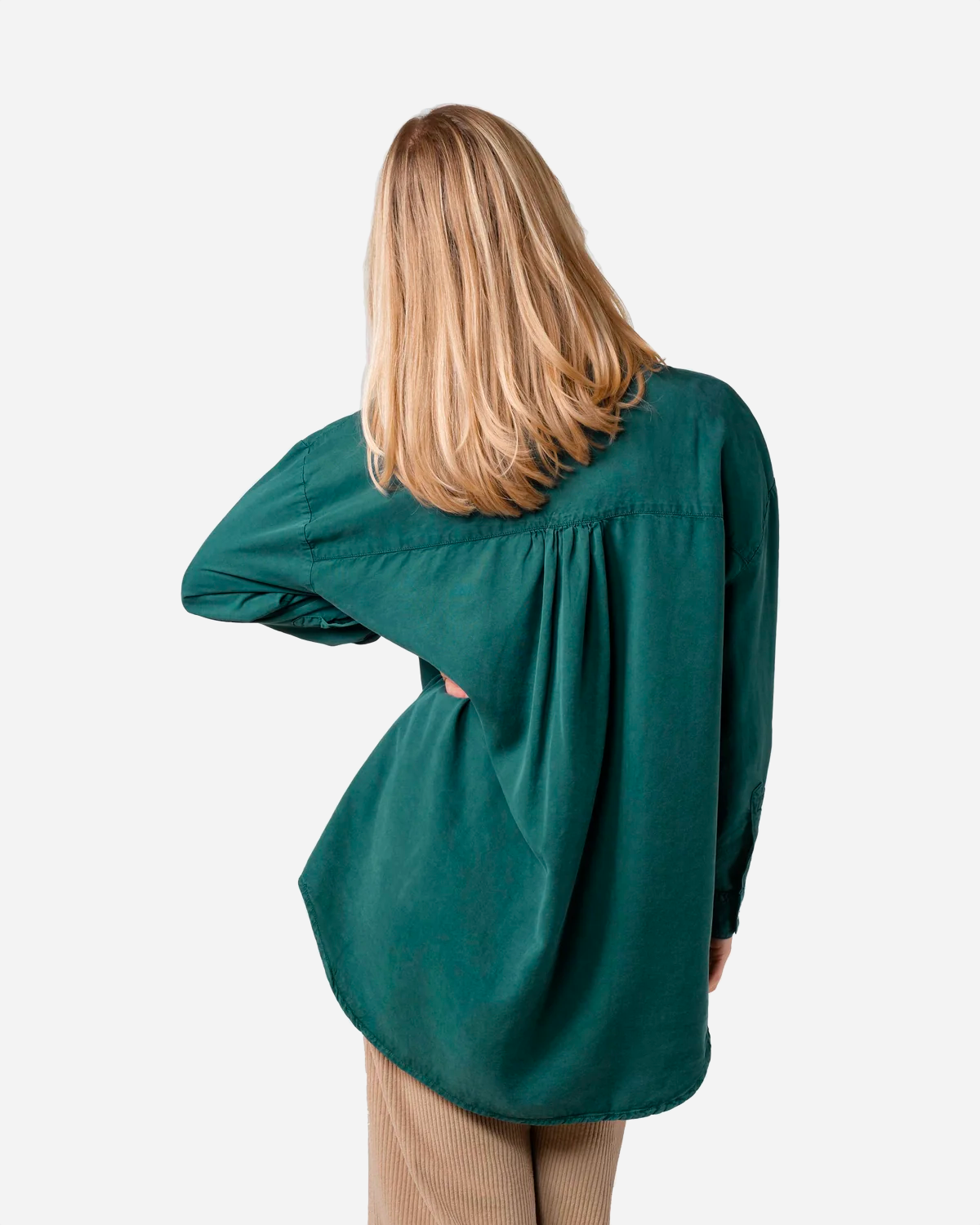 Ofelia Lyocell Shirt - Moss Green