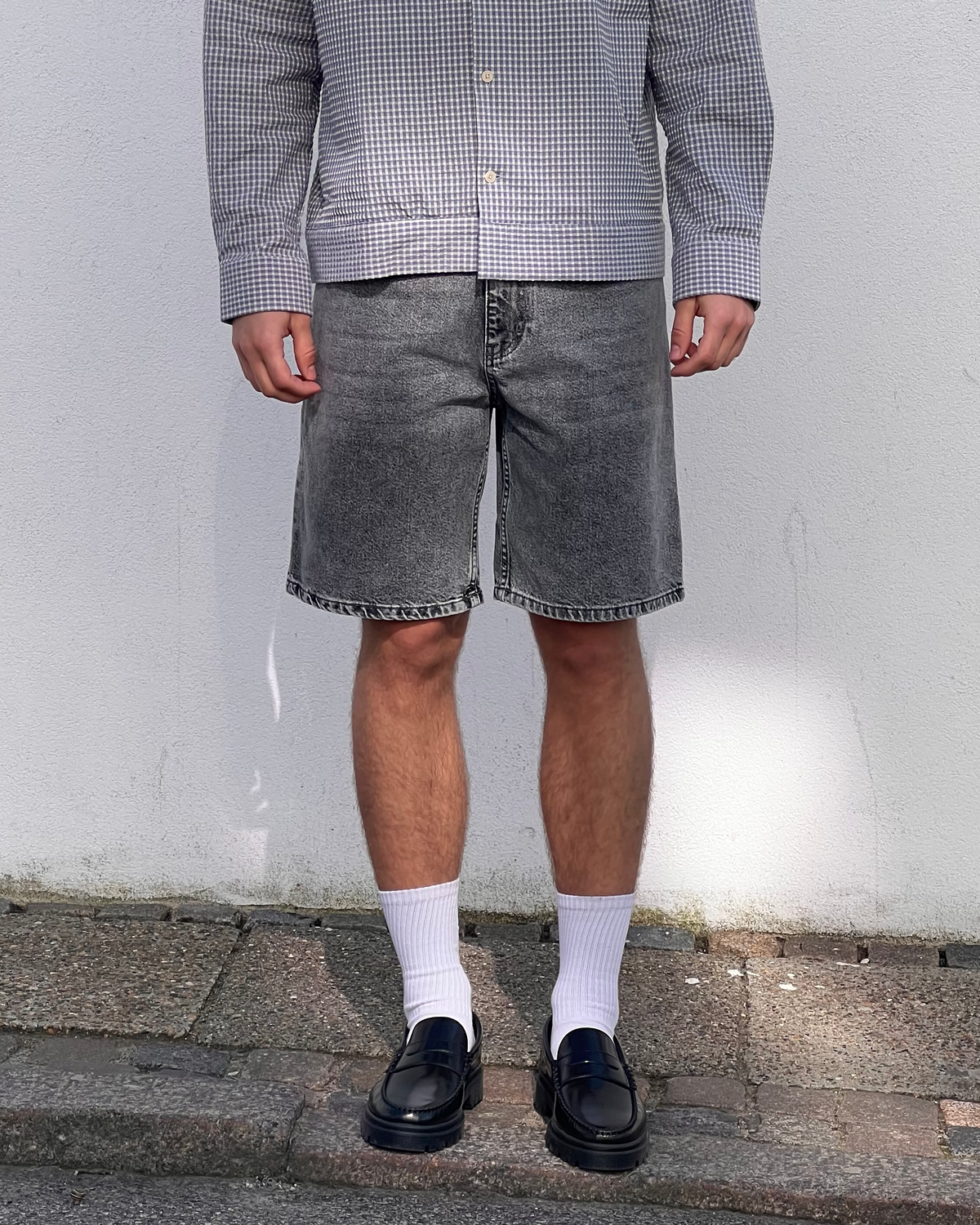 Leroy Ash Grey Shorts