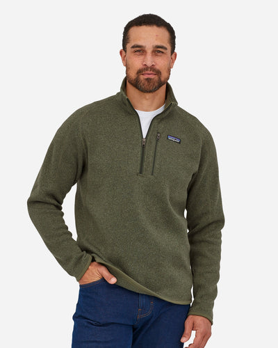 M's Better Sweater 1/4 Zip - Industrial Green