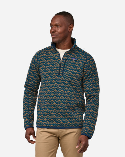 M's Better Sweater 1/4 Zip - Mountain Peak/New Navy