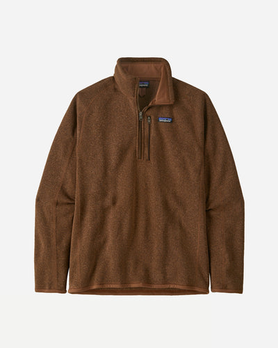 M's Better Sweater 1/4 Zip - Moose Brown