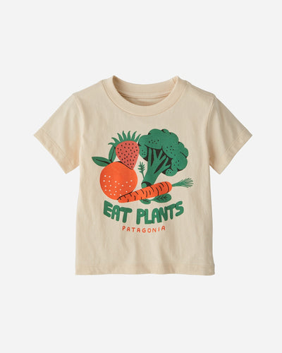 Baby Graphic T-Shirt - Farm Snacks Undyed Natural