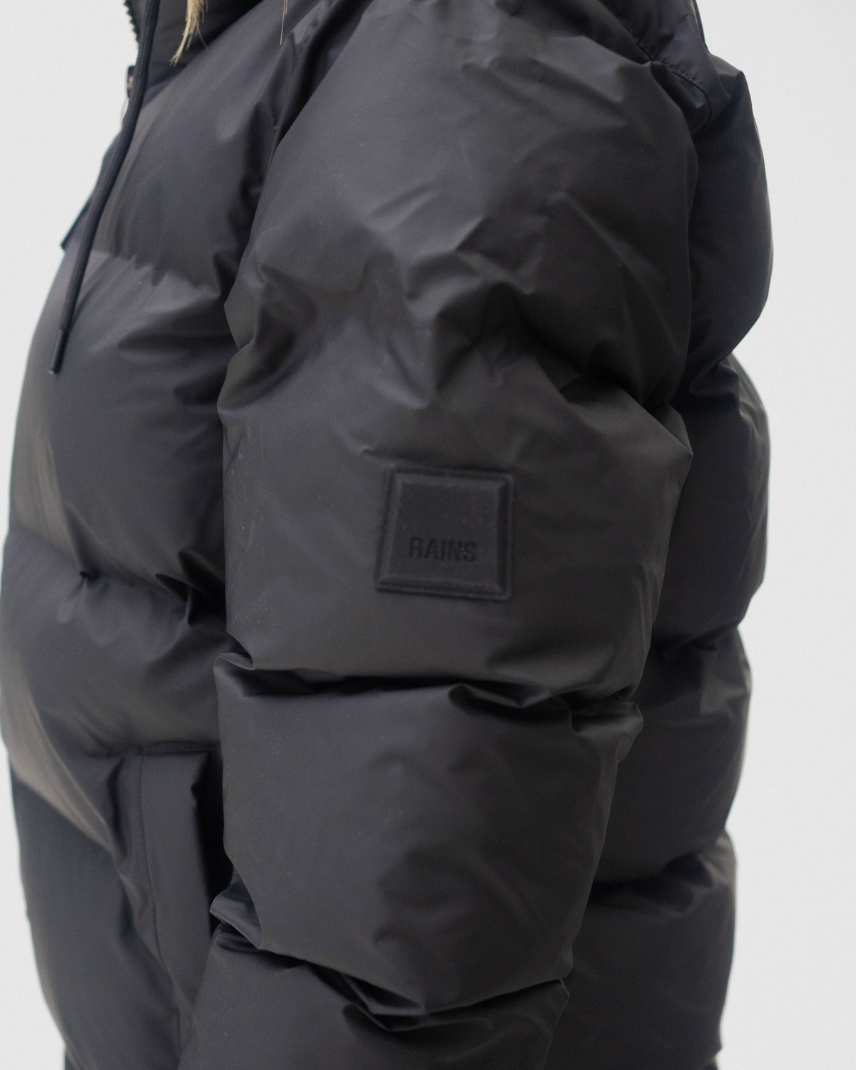 Alta Long Puffer Jacket W3T4 - Black