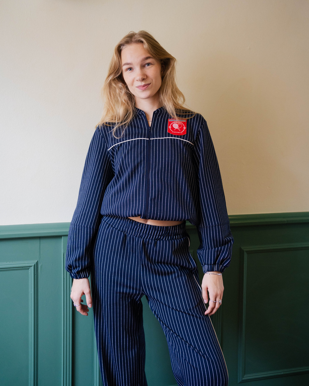 Janel - Tracksuit Pinstripe