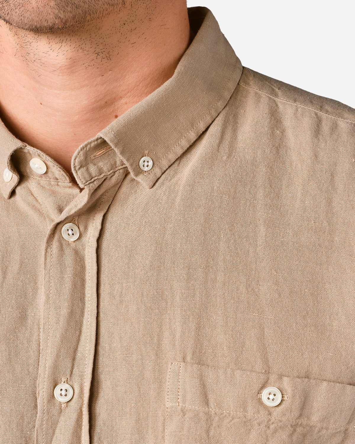 Benjamin Linen Shirt - Sand