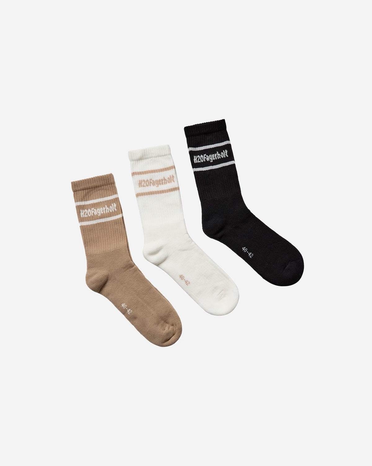 New Suck Socks 3-pack - Black/White/Creamy Grey