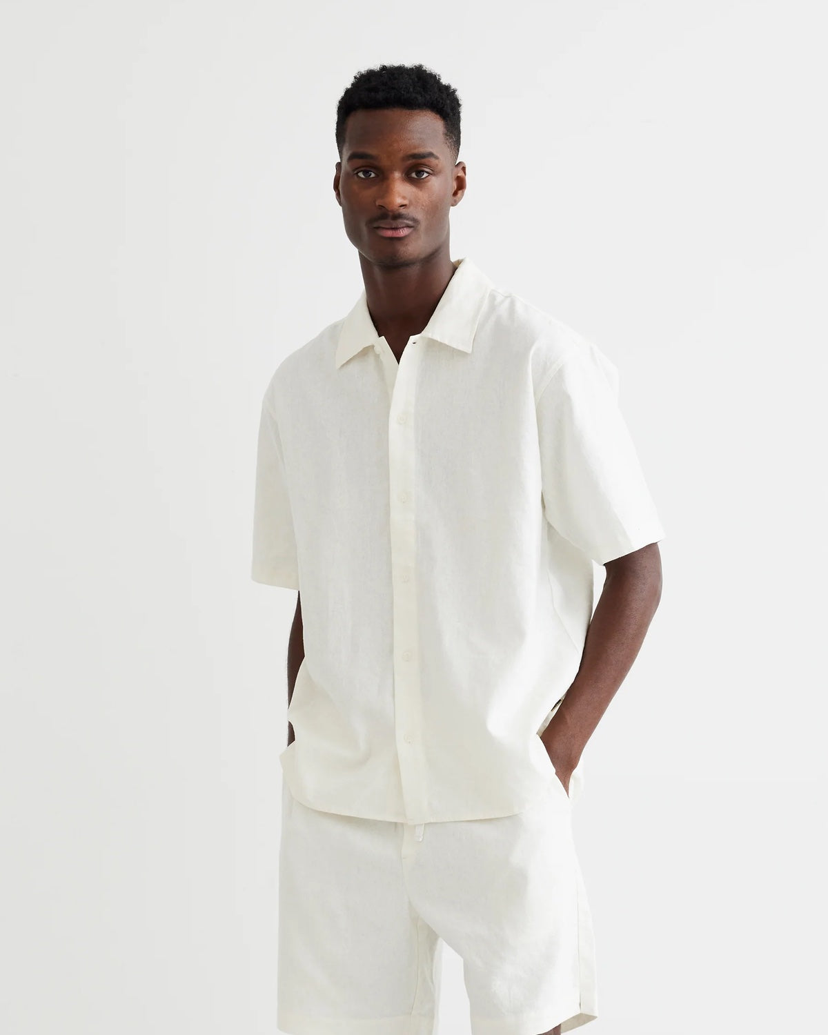 Banks Linen Shirt - Off White