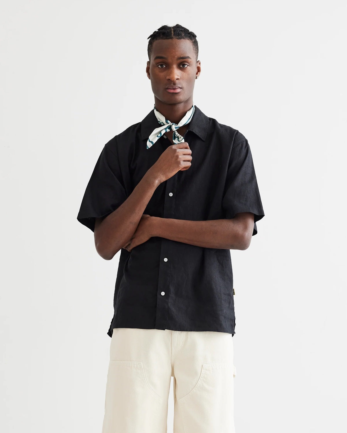 Banks Linen Shirt - Black