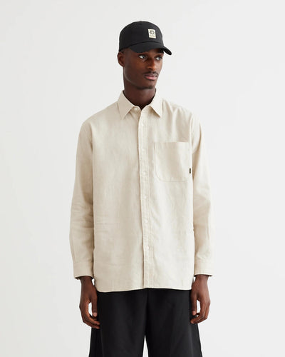 Yuzo Linen Shirt - Sand