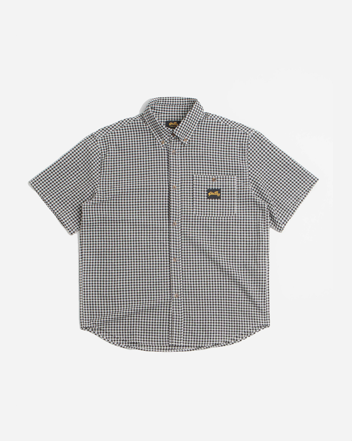 S/S Flannel Shirt - Shale Check