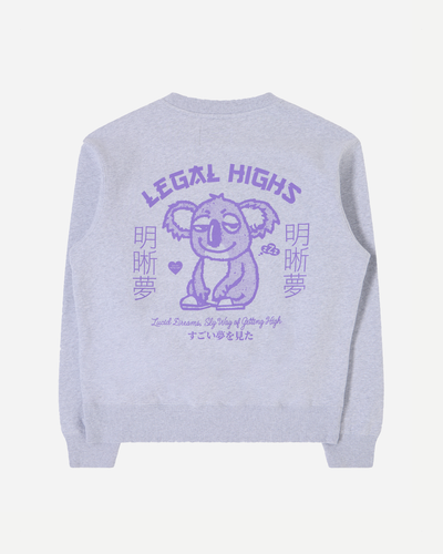 Legal Highs Sweat - Grey Marl