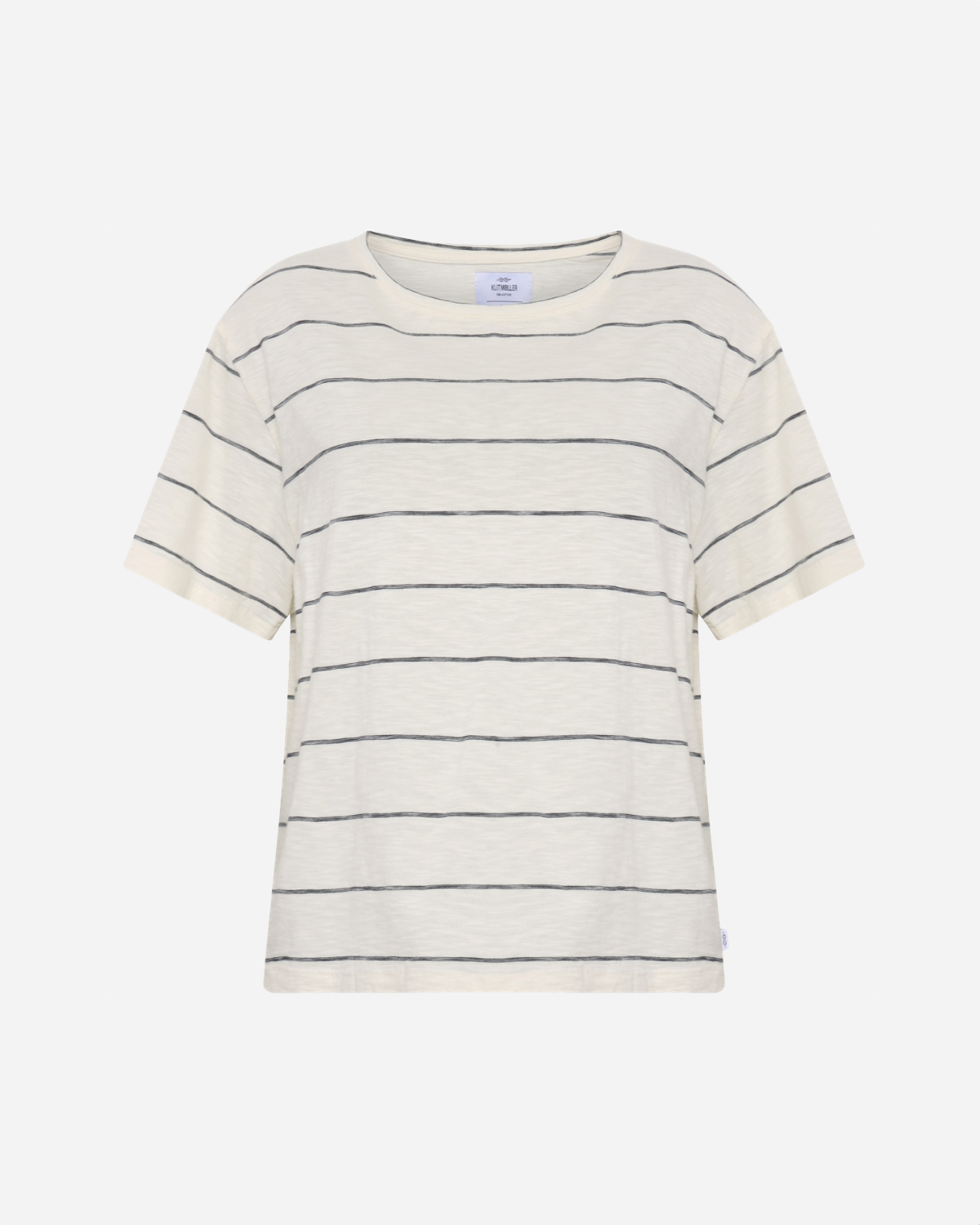 Megan tee - Cream/navy