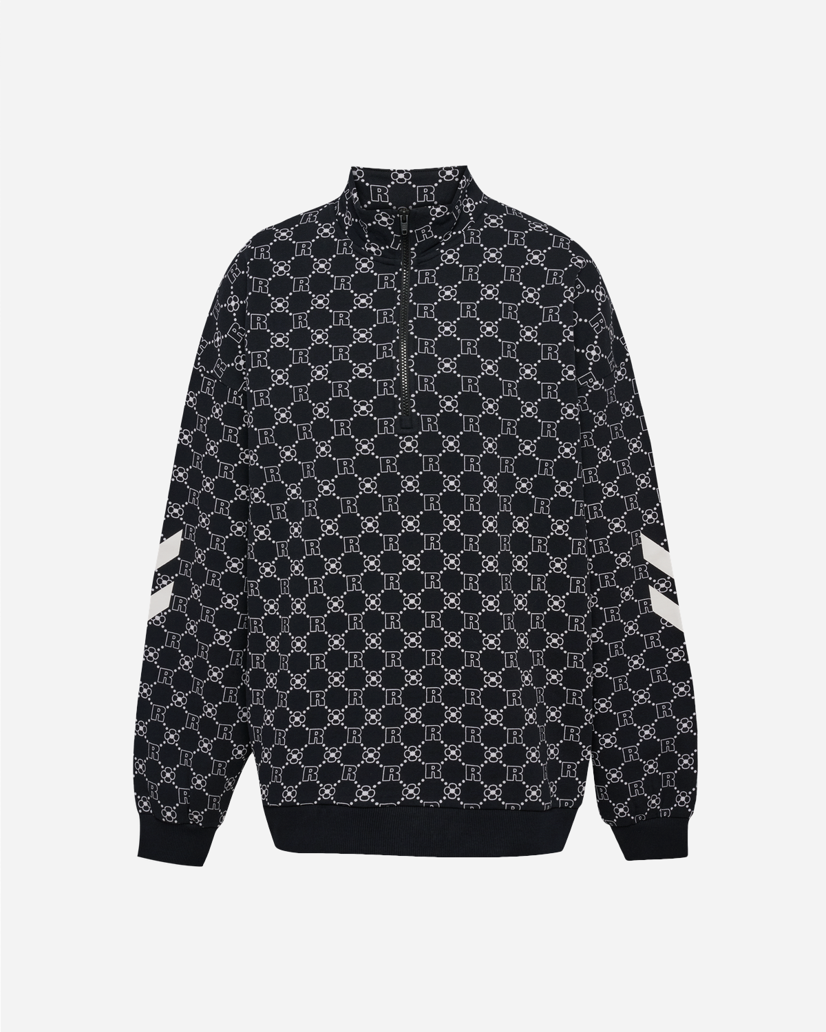 Dbu Rotate Oversized Halfzip - Black