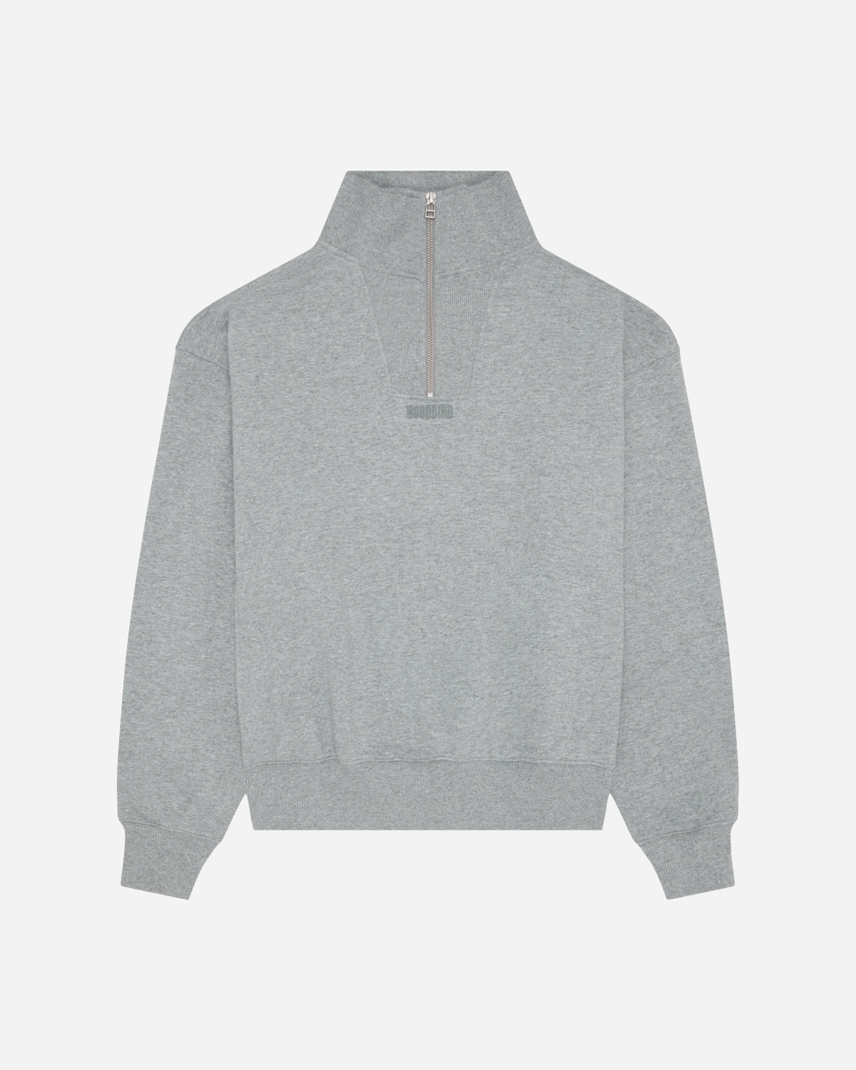 Lok Base Half Zip - Light Grey Melange