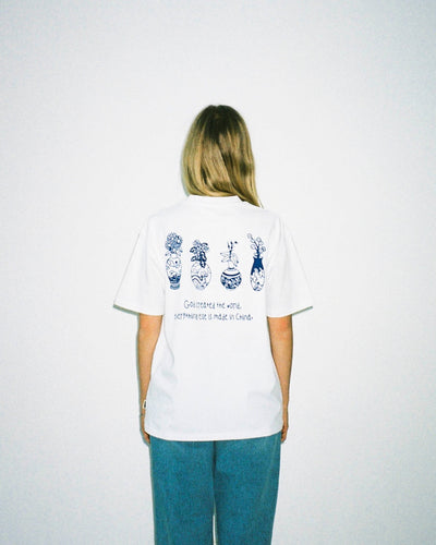 Baine Vase Tee - White