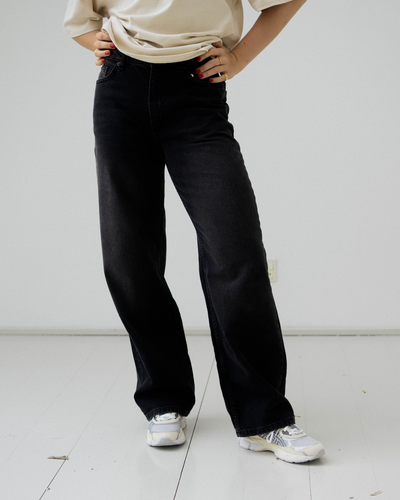 Kathy Crow Jeans - Black Vintage