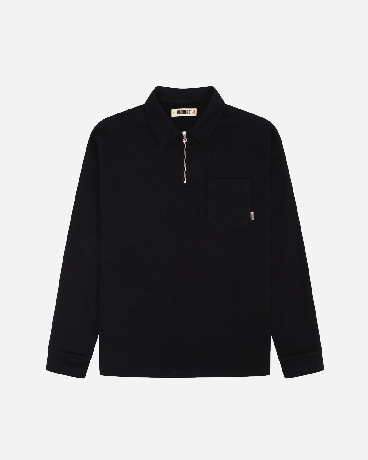 Dom Half-Zip Sweat - Black