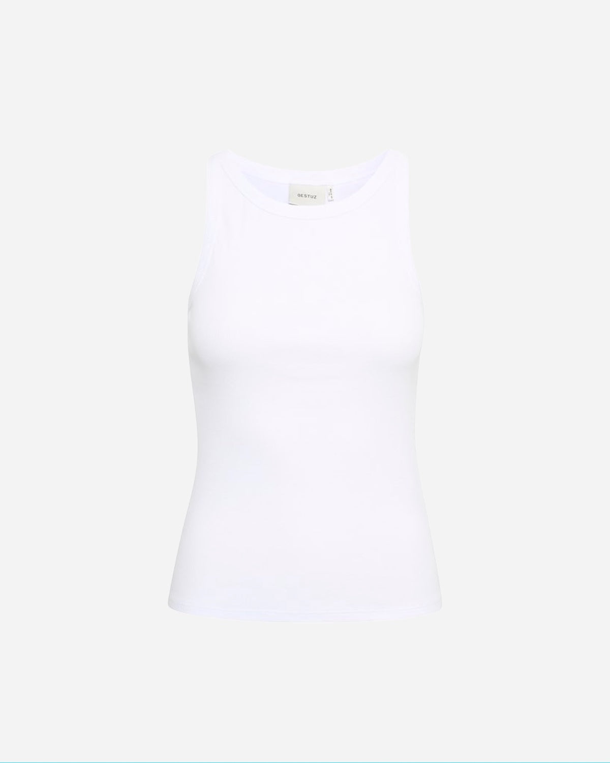 Drew SL Top - Bright White - Gestuz - Munkstore.dk