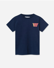 Ola Logo Junior T-Shirt - Navy