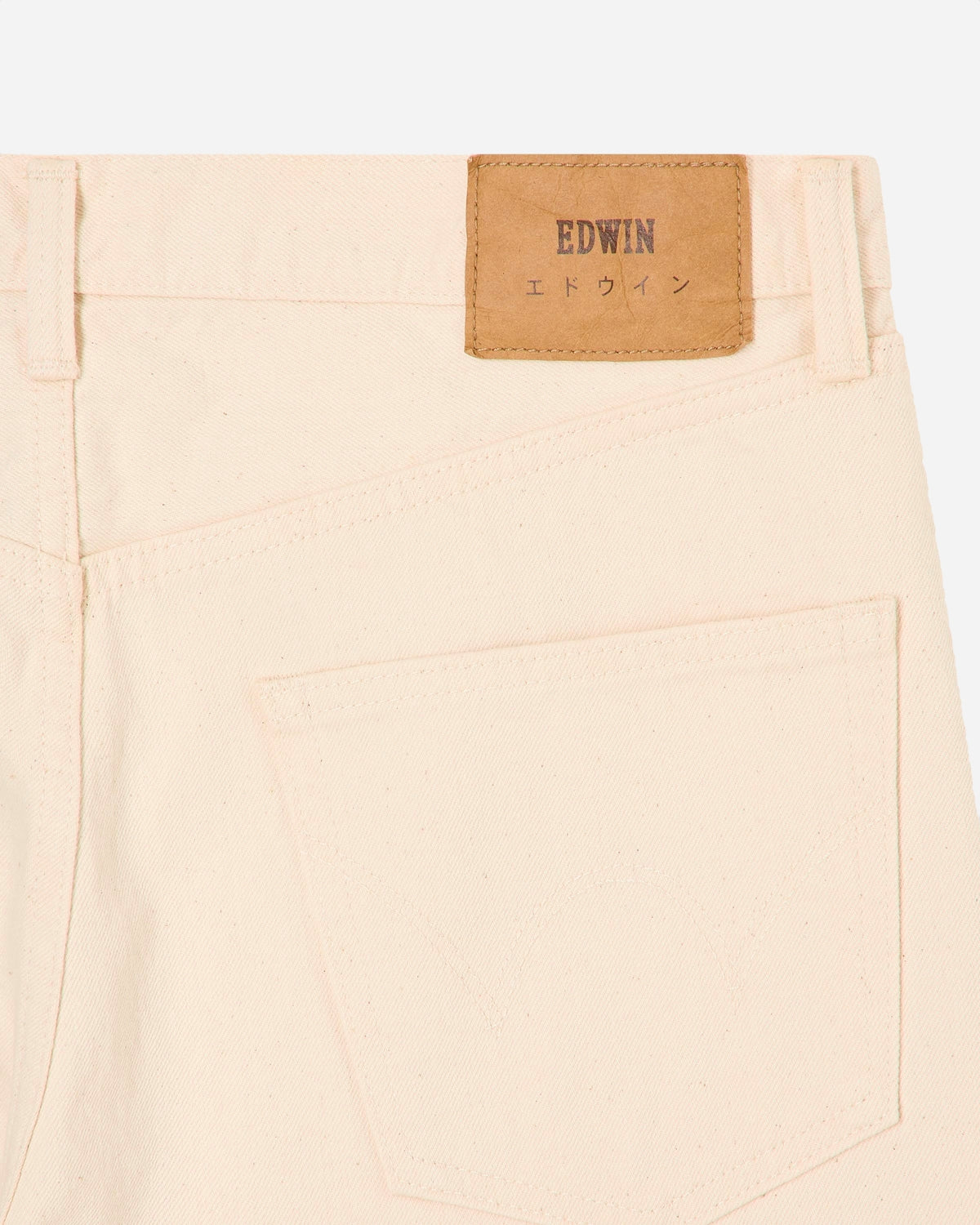 Loose Straight Nihon Menpu Natural Red Selvage - Natural Rinsed - Edwin - Munkstore.dk