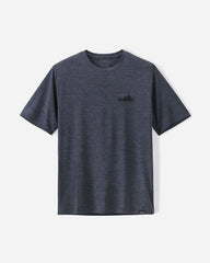 M's Cap Cool Daily Graphic Shirt - Smolder Blue X-Dye