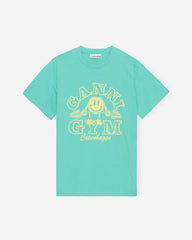 Basic Jersey Gym Relaxed T-shirt - Lagoon