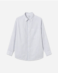 Nico Poplin Stripe Shirt - Blue Stripes