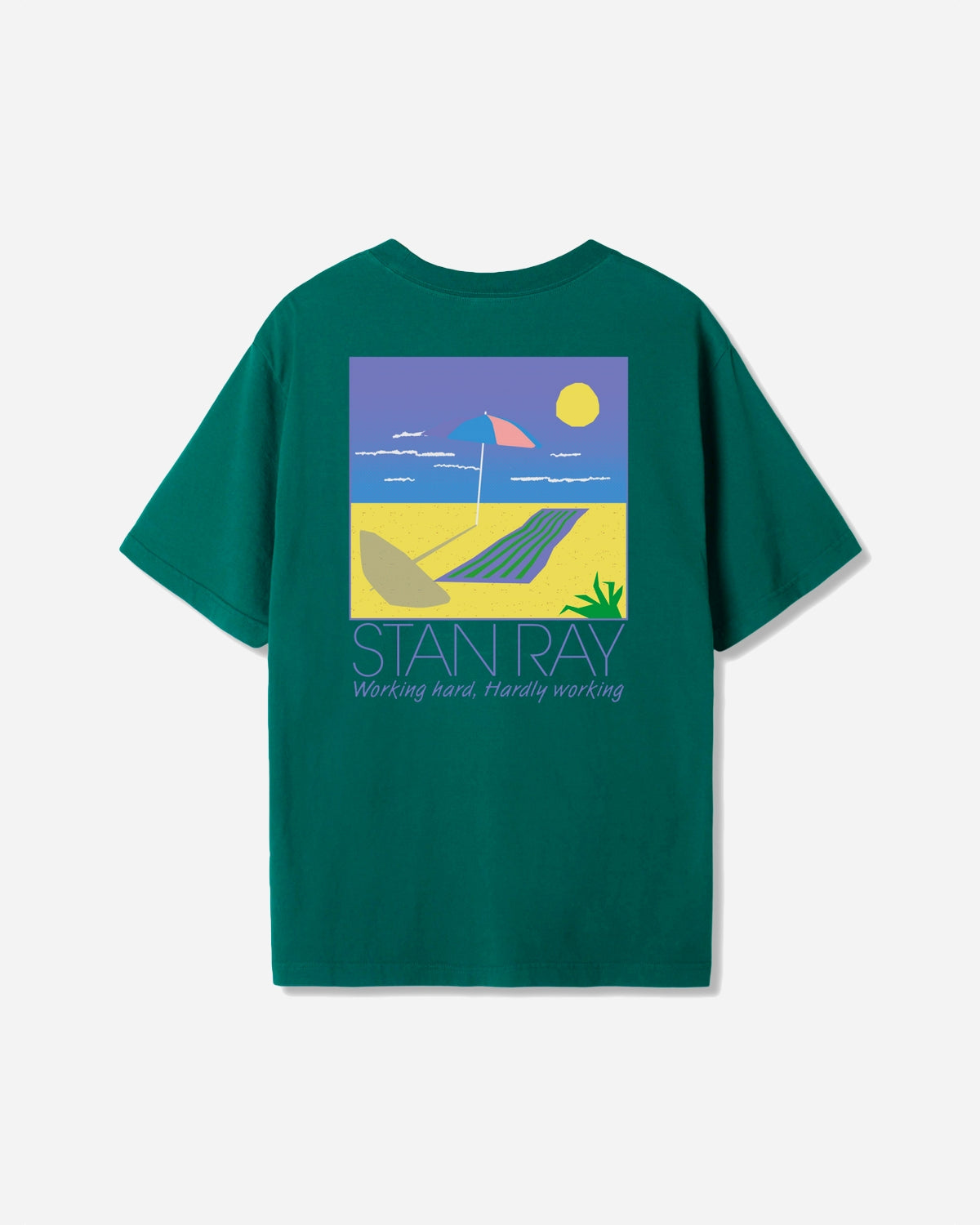 Hardly Working Tee - Agave