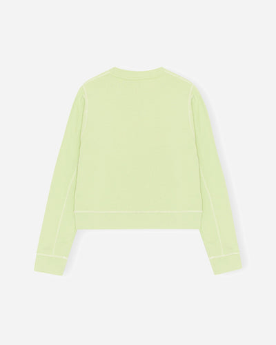 Isoli Ganni Rock Sweatshirt - Lily Green - Ganni - Munkstore.dk