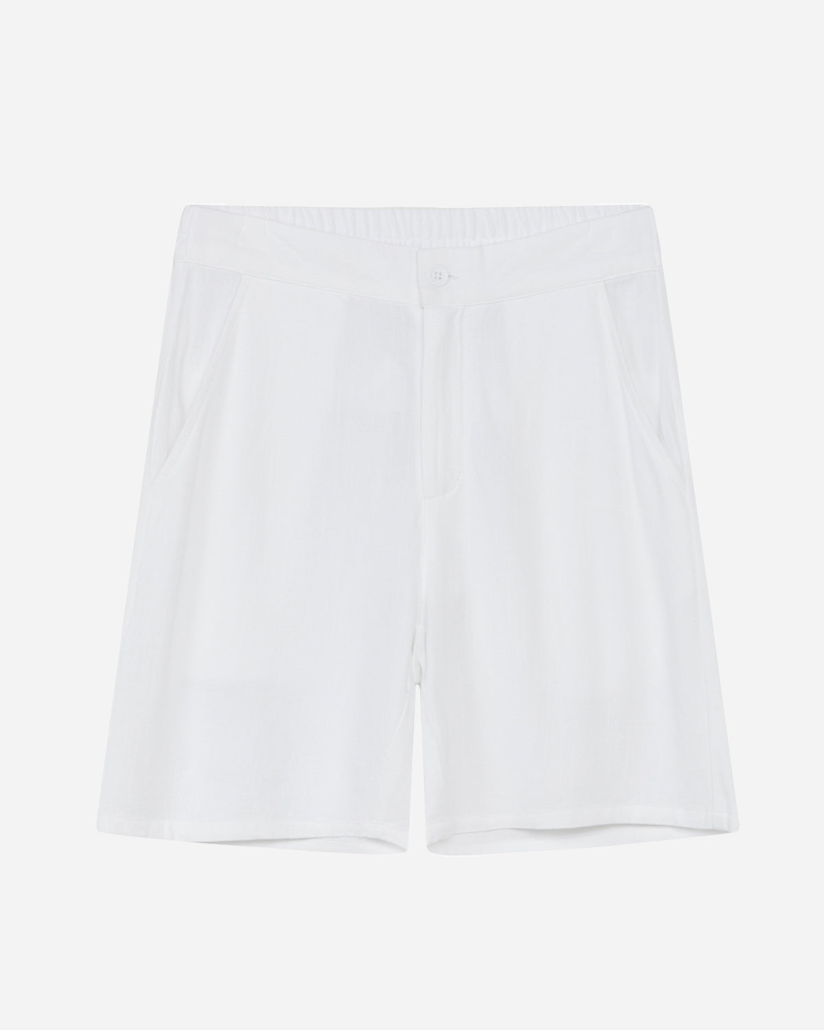Alux Linen Shorts - White