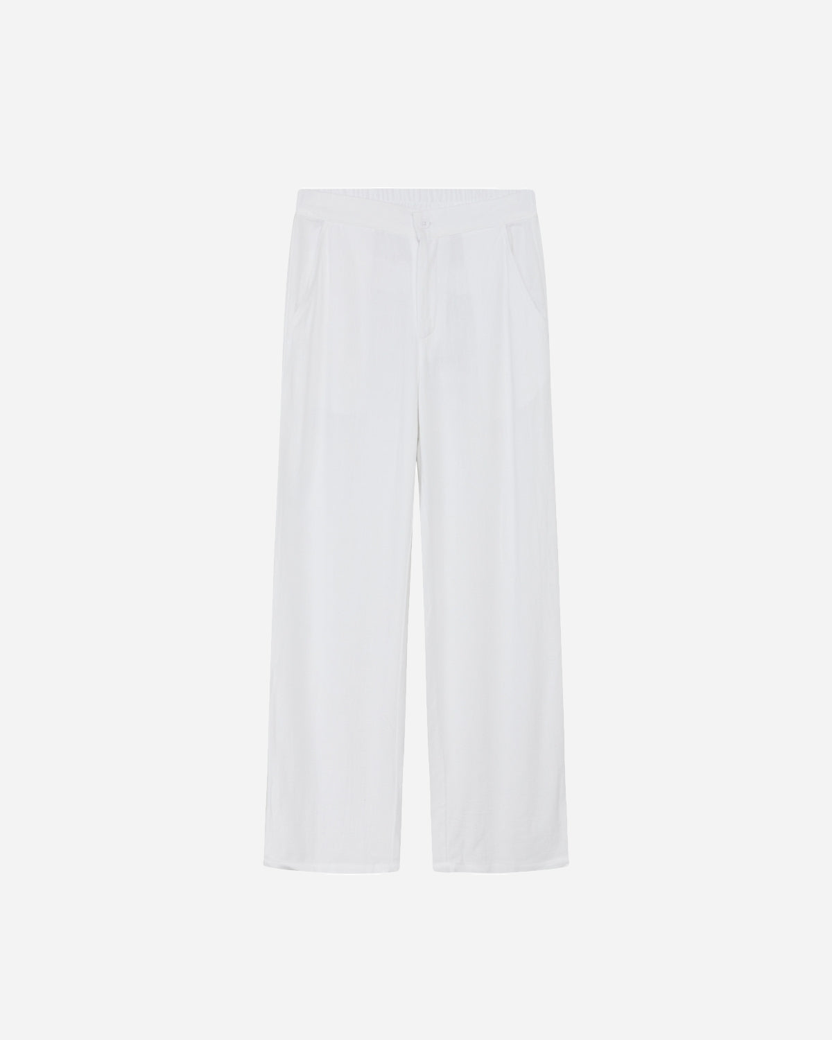 Alex Linen Pants - White