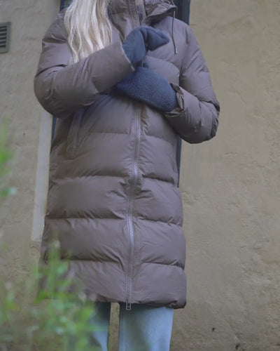 Long Puffer Jacket 2022 - Taupe