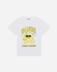 Basic Jersey Dance Bunny Relaxed T-shirt - Bright White