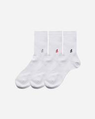 Basic Crew Socks 3-Pack - White