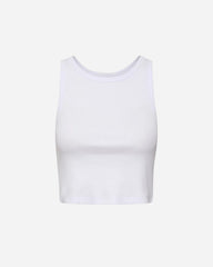 DrewGZ Cropped Top - Bright White