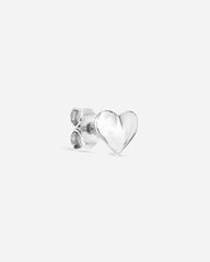 Bruised Heart Stud - Sterling Sølv