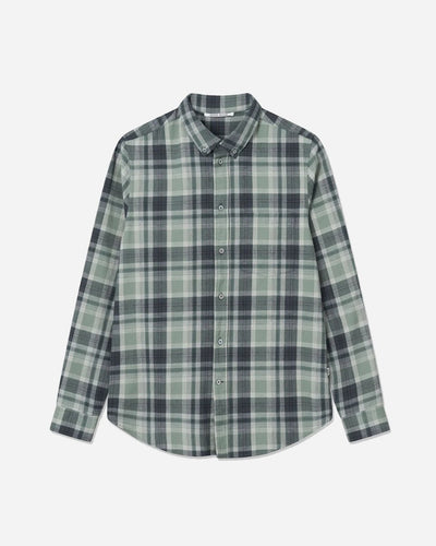 Adam Checked Flannel Shirt - Green Check - Munk Store